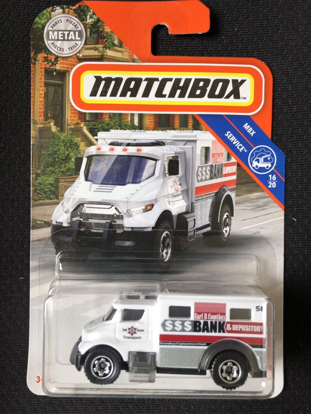 火柴盒matchbox合金车模玩具武装押运车首版 满百包邮