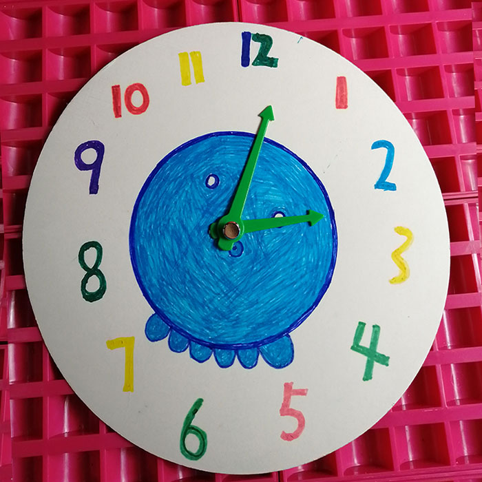 钟表模型 小学教具 diy儿童钟点学习器认识时间幼儿园一年级学具