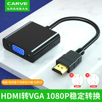 hdmi转vga转换器带音供电频hdmi高清线接口笔记本电脑显卡接显示器vga电视投影仪视频转接头机顶盒hdmi连接线