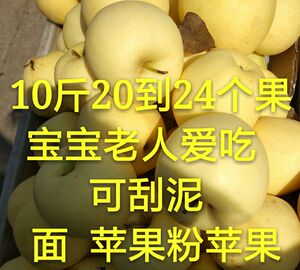 10斤新鲜黄金帅粉面黄元帅水果胜秦冠苹果香蕉花牛苹果水果包邮苹果水果