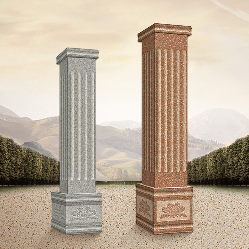 大门柱子瓷砖 仿大理石罗马柱外墙砖窗套线条别墅面砖300x600围墙