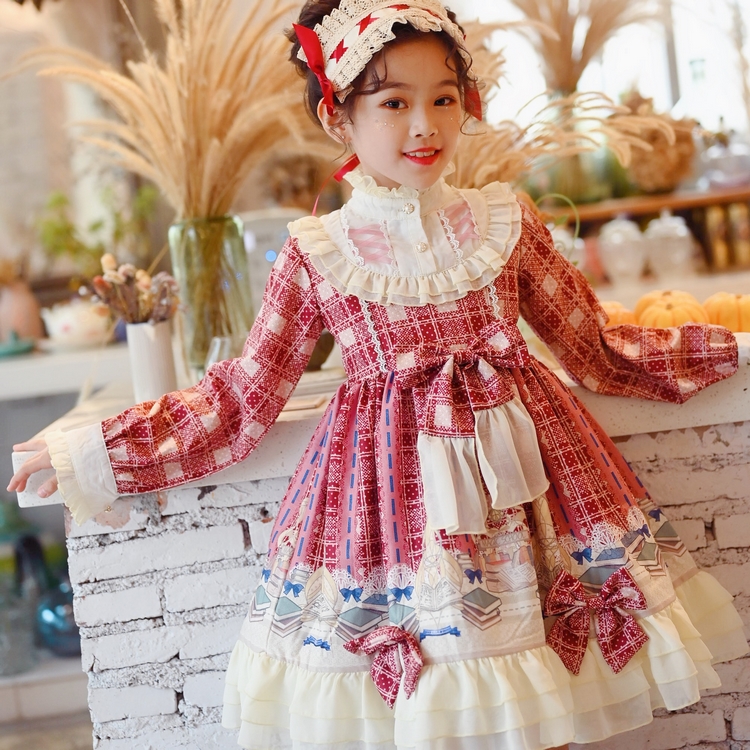 原创儿童洛丽塔童装日常lolita洋装学生演出女童萝莉塔公主连衣裙