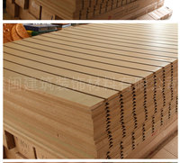 木质挂板-密度板槽板展示柜货架木质槽板架密