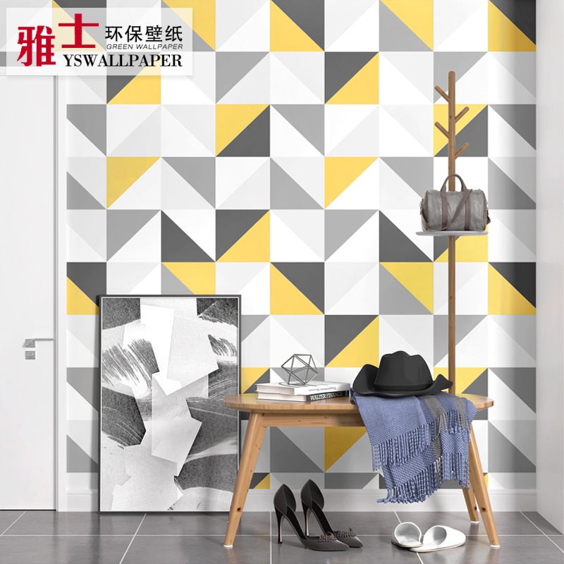 韩国客厅壁纸现代简约设计 韩国客厅壁纸现代简约布置 韩国客厅壁纸现代简约图片 颜色 淘宝海外