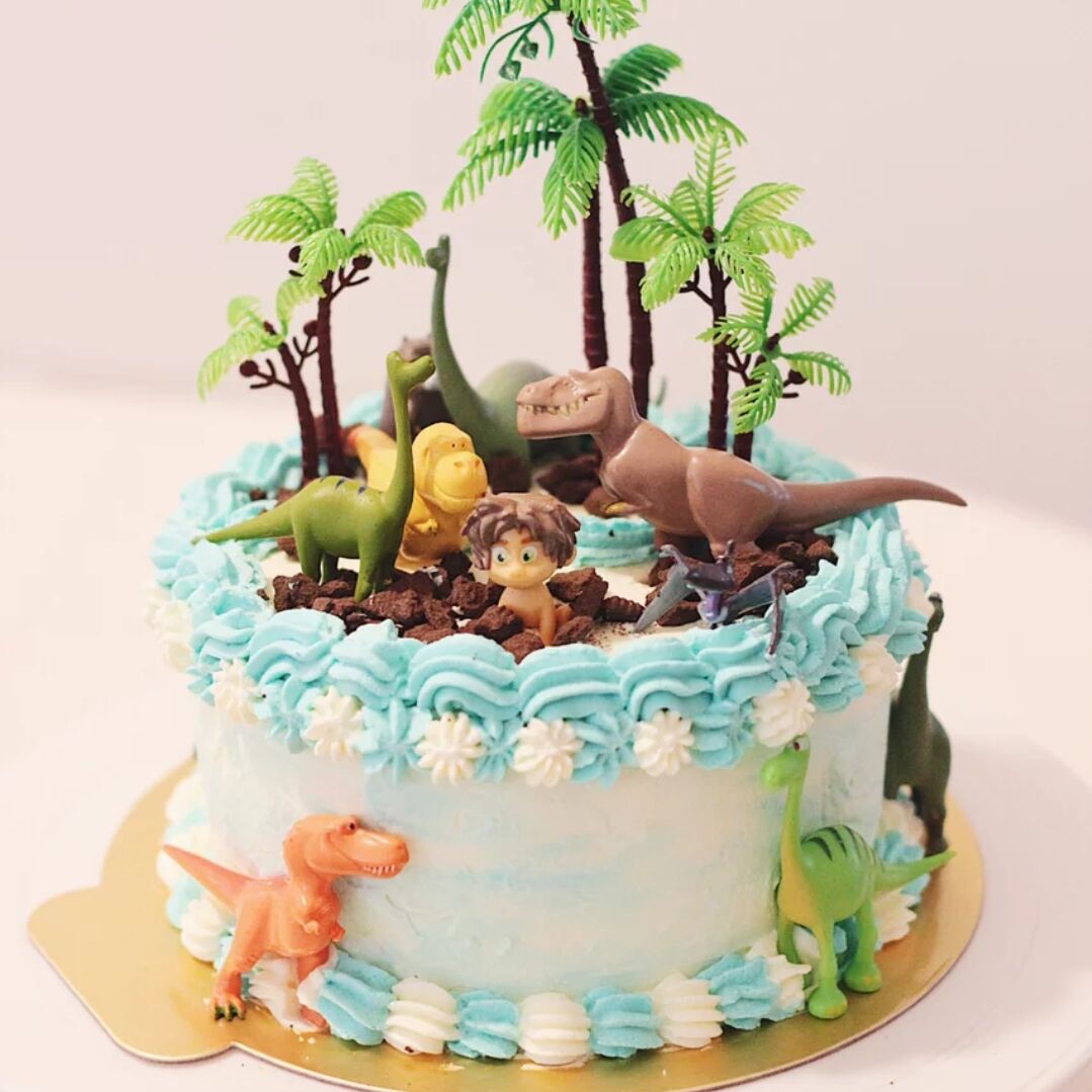 蛋糕装饰恐龙当家摆件 12款恐龙烘焙摆件生日蛋糕摆件玩偶玩具
