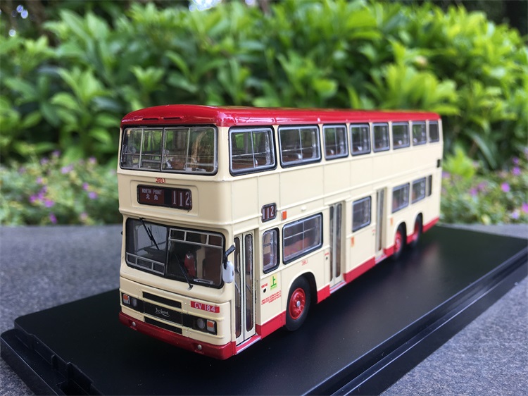 1:76 香港 leyland olympian ecw 12m 3bl1 拱型沙板款 双层巴士