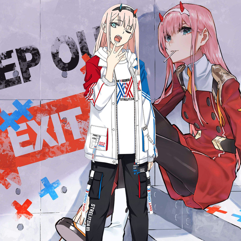 darlin国家队02连帽衣服卫衣外套动漫周边风衣二次元cos日常服装