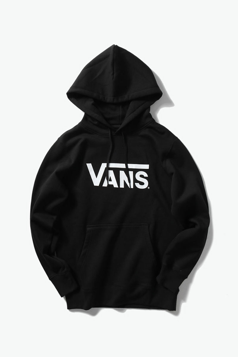 yoho有货潮牌2019秋季新款vans 经典款logo印花连帽套头卫衣男