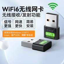 Беспроводная Wi - Fi6 Беспроводная сетевая карта USB Настольный компьютер с улучшенным устройством Ноутбук с передатчиком Wi - Fi