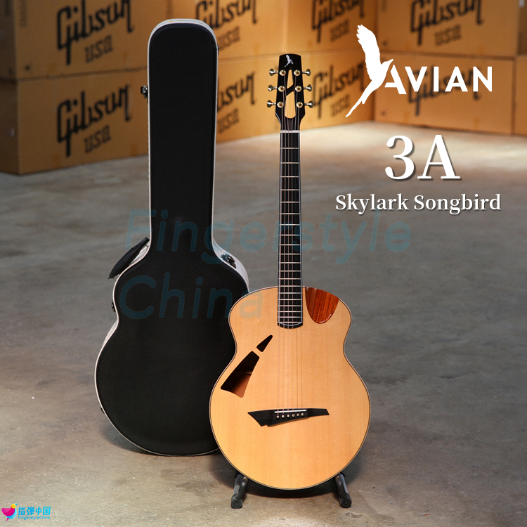 飞鸟吉他 avian 3a 云雀 skylark 手工定制全单 民谣吉他