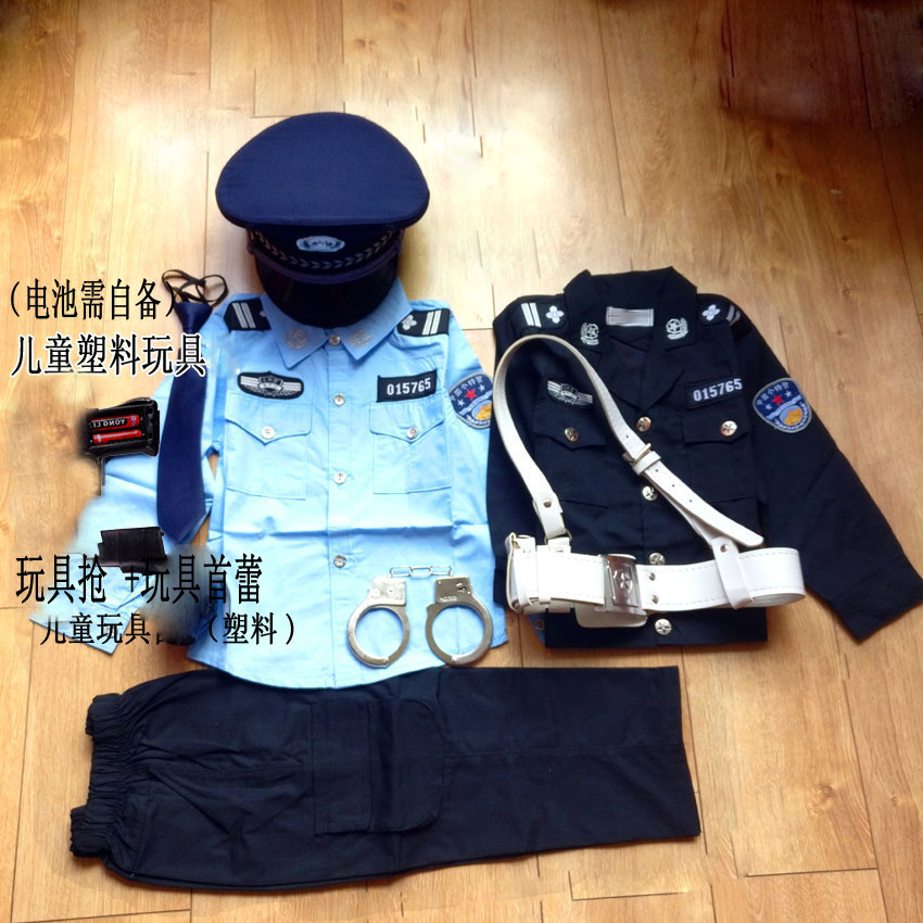 儿童警察服军装套装警官衣服特警军服男孩警察服警服小特种兵服装