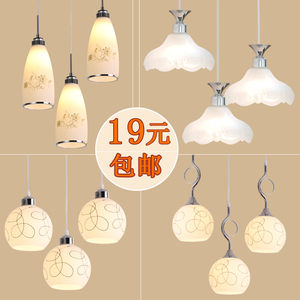 现代简约餐厅吊灯三头创意个性餐饭厅后现代吧台店铺卧室吊灯吊灯