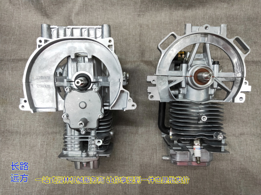 本田gx35汽油割草机配件 华盛139f/140汽油机 缸体总成 曲轴箱体
