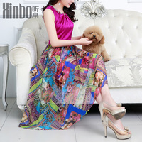 蓝衣银灰裙-裙结婚小礼服连衣裙宽松中长a字莫