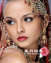 ... 印度风尚进口银色 眉心 贴 Bindi 额贴 假鼻钉眉钉唇钉
