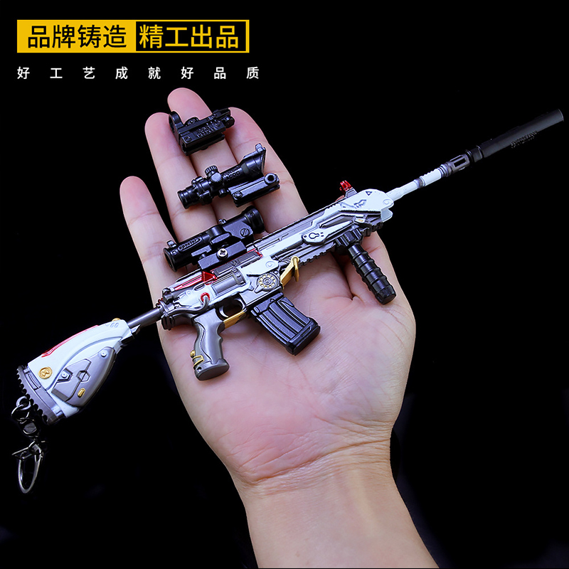 大吉大利今晚吃鸡金属合金武器模型星际漫游m416玩具枪珍藏版摆件