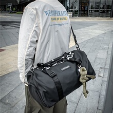 短途手提旅行包男款高端健身包轻便携大容量女防水出差拉杆行李包