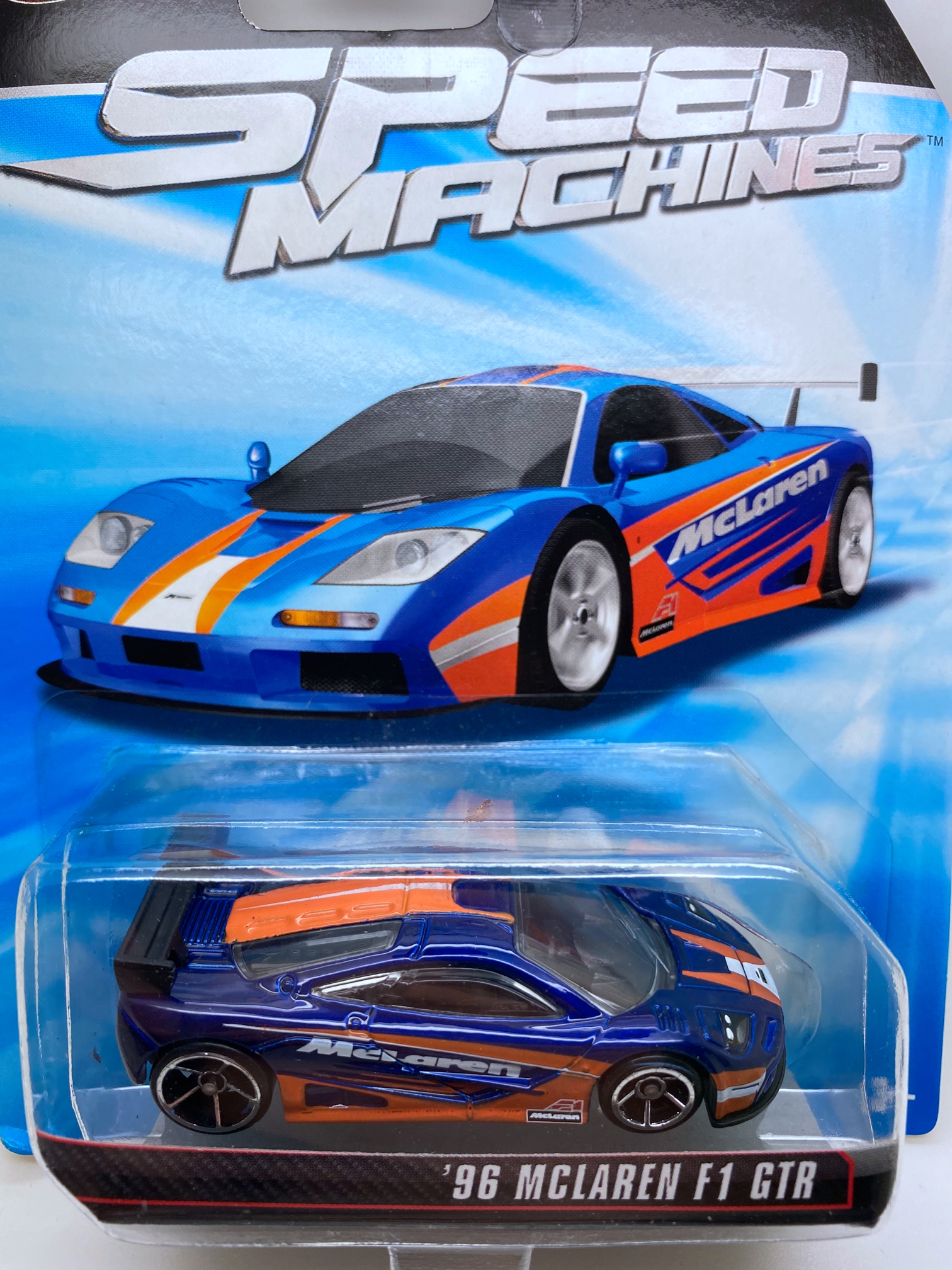 风火轮 hotwheels speedmachine 麦克拉伦 96款 mclaren f1 gtr