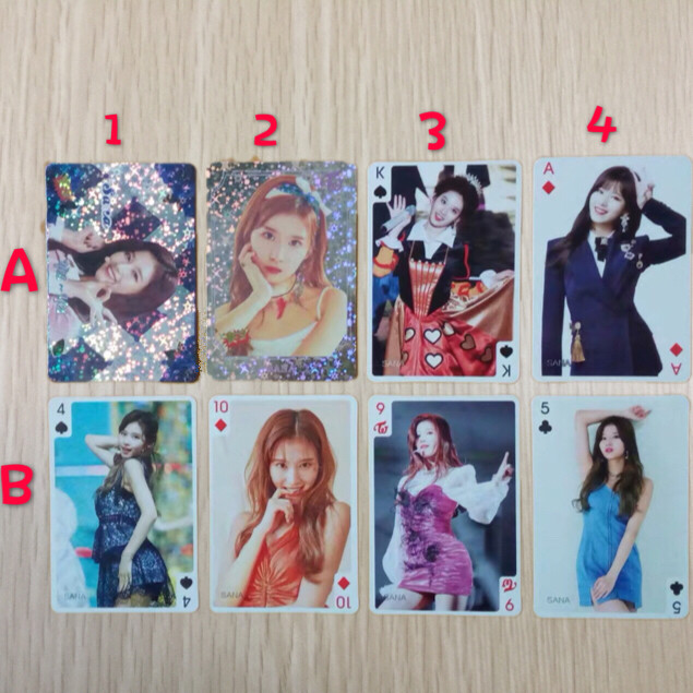 yes卡 twice限定版专辑卡part4 sana 闪卡 白卡 小卡 yescard