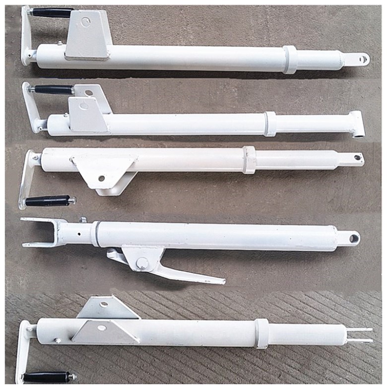 加厚加长搅拌车配件手摇升降杆混凝土罐车下料槽卸料斗支撑伸缩杆