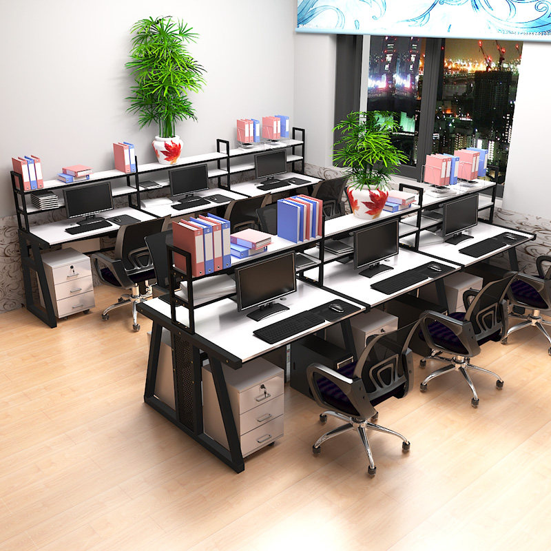 五人办公桌高度|五人办公桌尺寸|五人办公桌工厂|设计