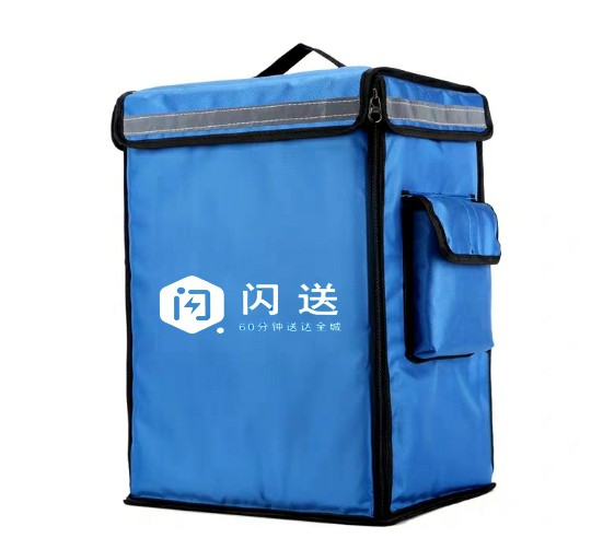 闪送员背包美团外卖双肩包保温背包箱子42/58升送餐包骑手装备