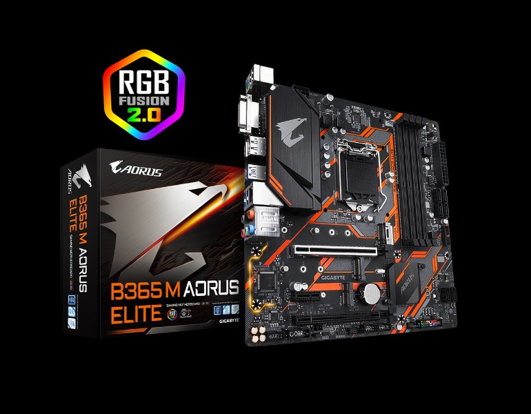 gigabyte/技嘉 b365m aorus elite 小雕 电竞主板 带dp 支持win7