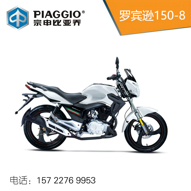 江苏常州宗申 全新摩托车整车比亚乔罗宾逊150-8男装骑士车两轮车