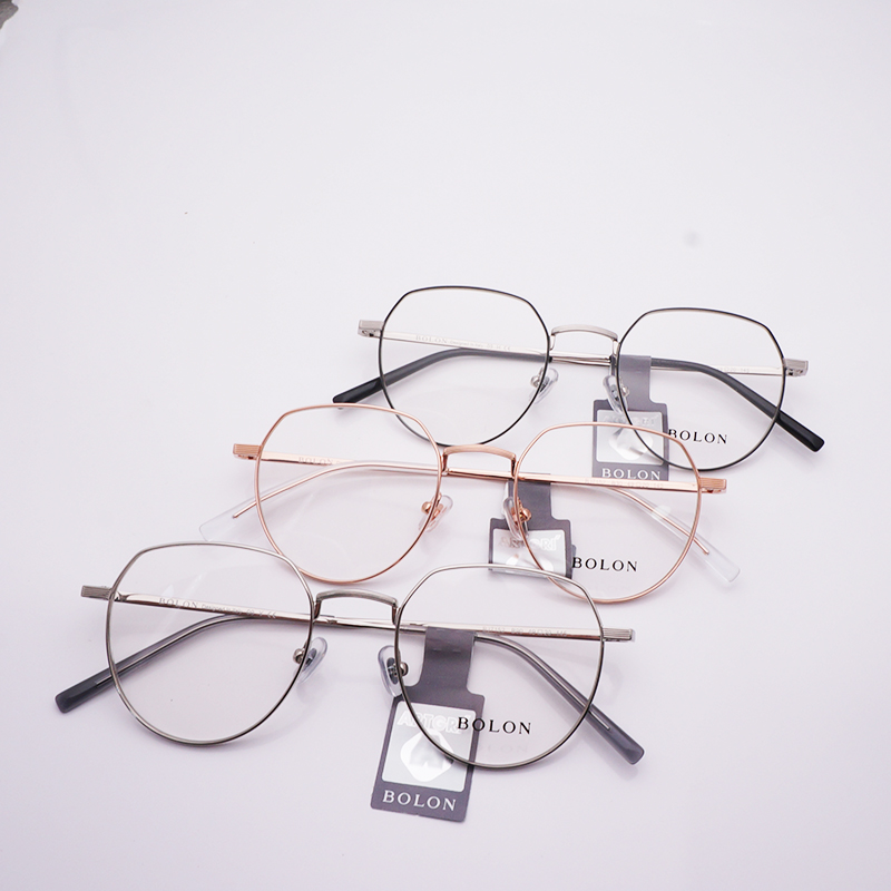 暴龙2019新款光学镜框时尚小脸男女金属配高度数近视眼镜架bj7152