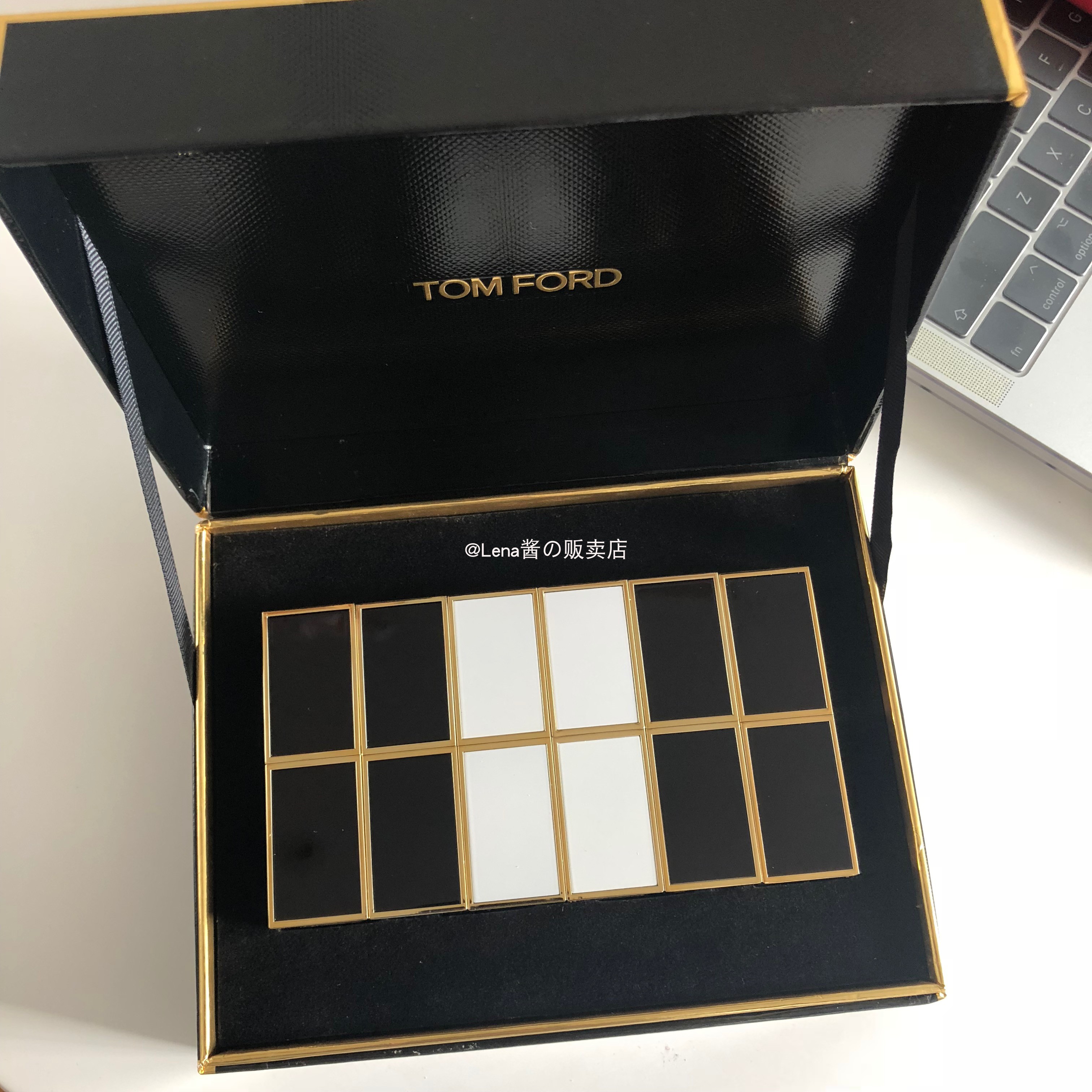 tom ford/汤姆福特tf黑管白管口红黑金唇膏6支礼盒装节日口红套装