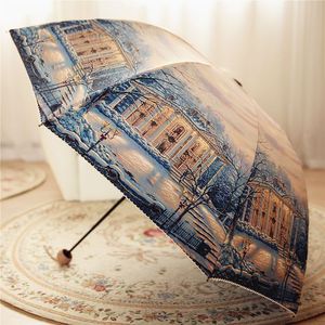 百盛洋蓝天白云新款油画双层不