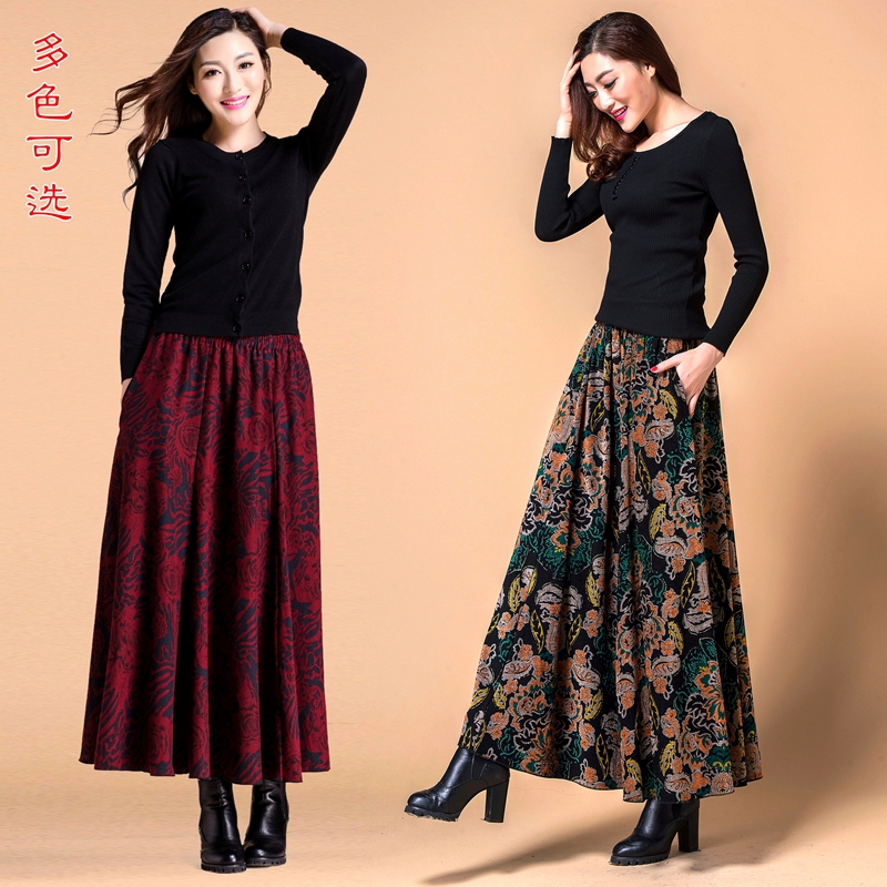 跳舞大摆裙长裙穿搭|跳舞大摆裙长裙搭配|跳舞