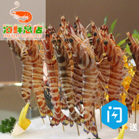 九节虾-鲜斑节虾】新鲜野生竹节虾 斑节虾 九节