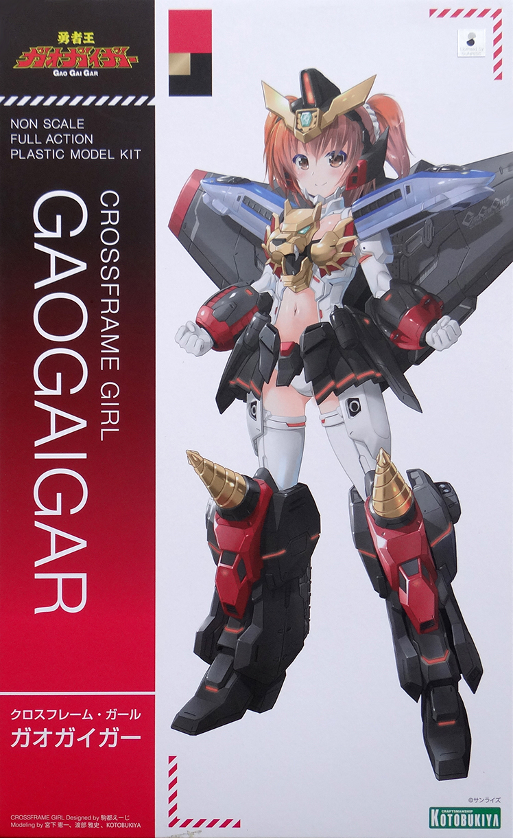 现货 寿屋 cg001 机娘 fag 勇者王 娘 gaogaigar crossframe girl