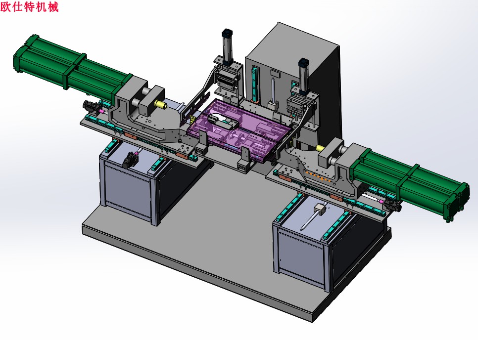 3269 4缸双头tox铆接机 solidworks 三维模型图纸 设计素材