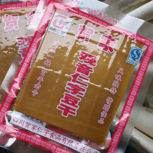 龙须豆干 豆干丝 绵实耐嚼 110克 正宗四川大竹贺家观音豆干 仁字原味