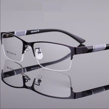 Только один день очки для близорукости мужчины 0 - 600 градусов полурамка металлические очки плоский свет радиация синий свет усталость