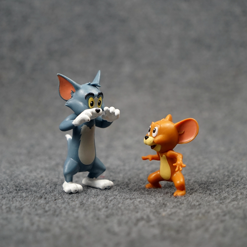 经典动画猫和老鼠场景摆件