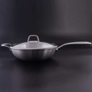 斯蒂朗德国304不锈钢炒锅平