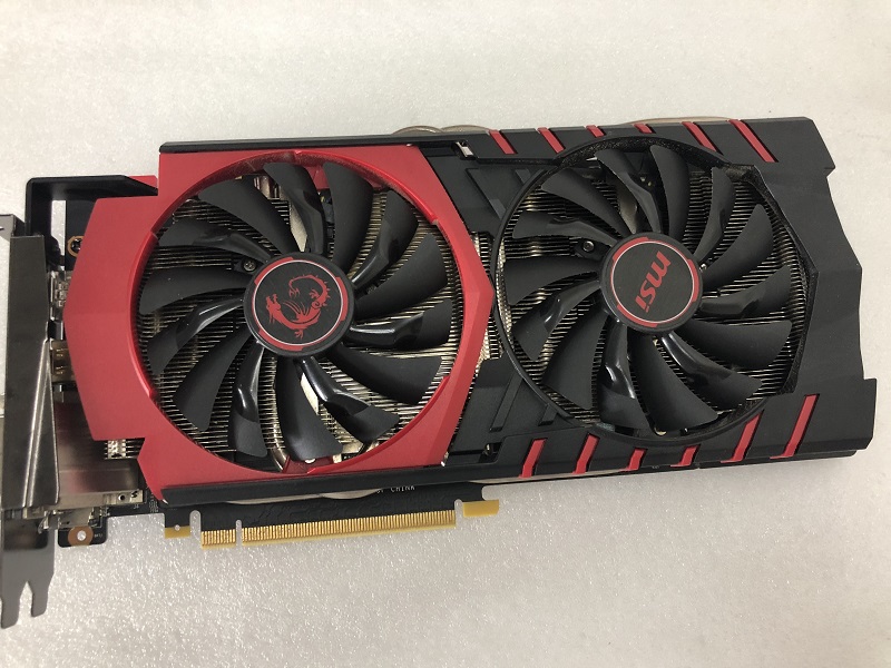 msi/gtx980ti 6g 384位ddr5 吃鸡台式机电竞游戏显卡微星红龙清仓