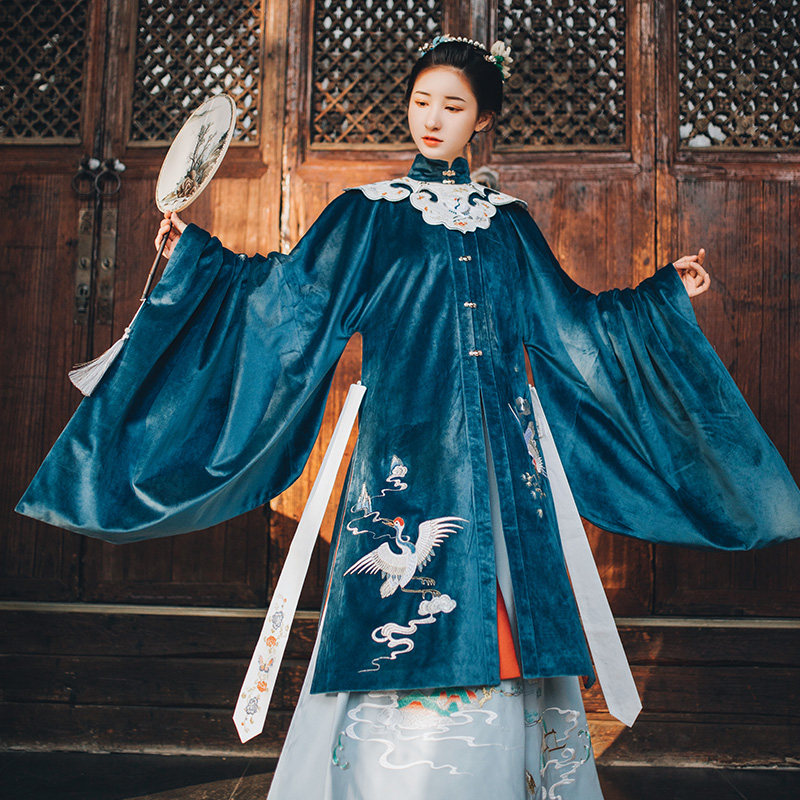明制汉服云肩,款式,手工(第17页)_大山谷图库