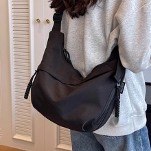 Оксфордская сумка, наклонная сумка, женщина 2023 Новые сумки для отдыха, большая вместимость, холст, пельмени