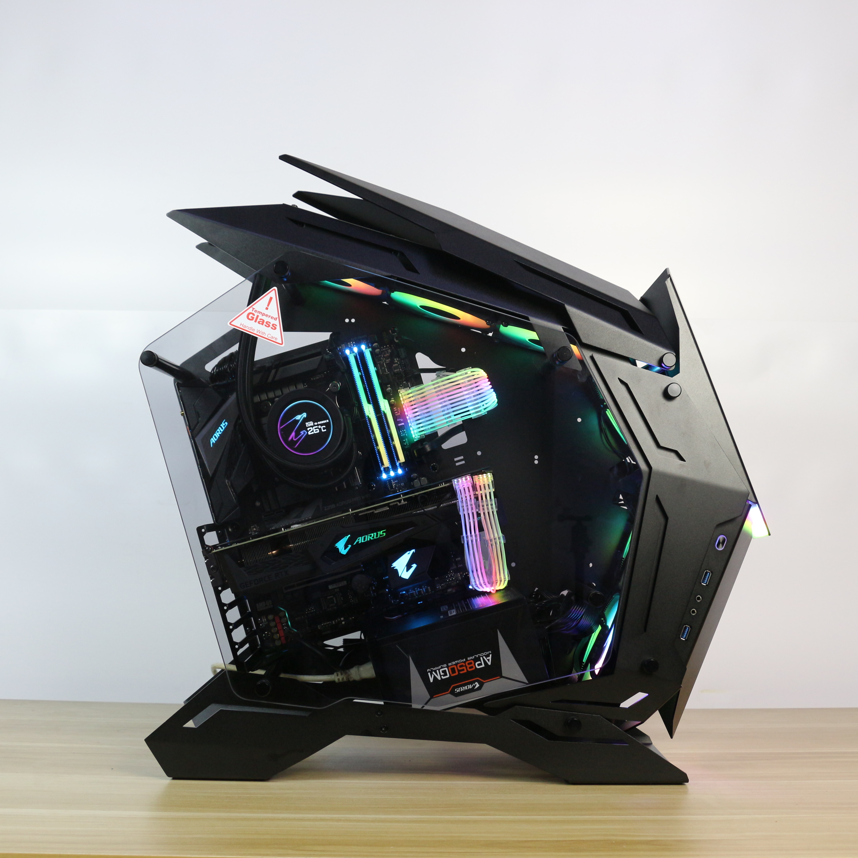 乔思伯mod3 i9 9900kf/rtx2060/rtx2070/2080/2080ti电脑游戏主机