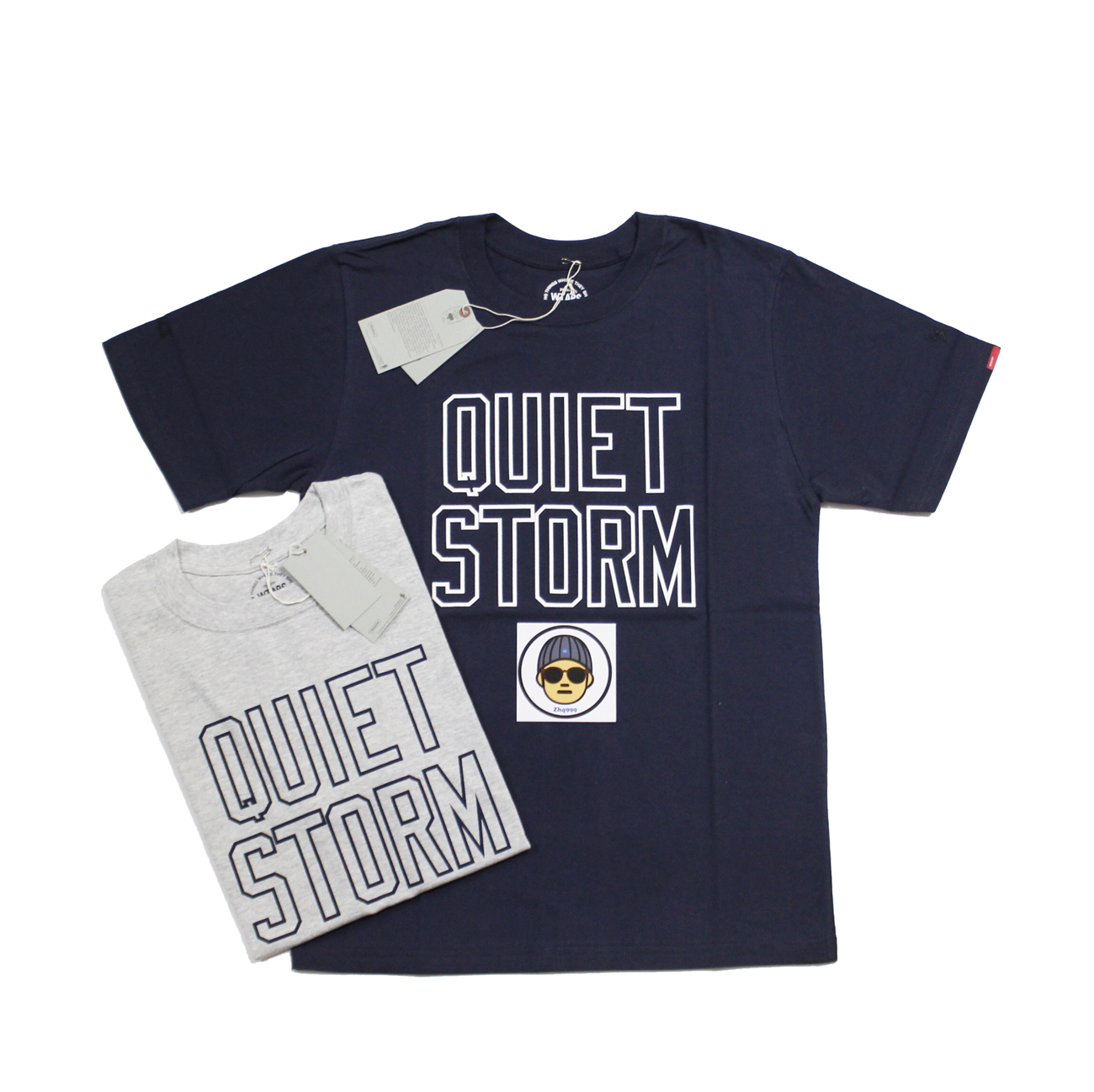 国内现货 wtaps quiet storm/tee隐藏款风暴字母短袖t恤17aw