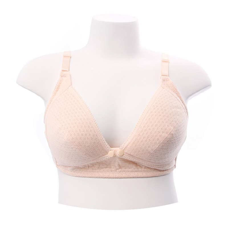 九块九独家秒杀提花棉质前开式哺乳文胸/内衣/