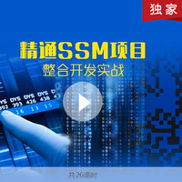 ssm-SSH SSM 项目实战全套 视频教程100G H