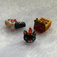 RE-MENT日式散件食玩韩国\/日本食品1:12娃娃