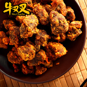 牛叉叉XO酱烤牛肉粒200g台湾美食小吃特产零食五香辣四口味牛肉干美食特产
