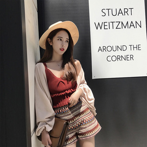 林珊珊 夏季薄款纯色蝙蝠袖针织开衫女中长款空调衫外套潮空调衫