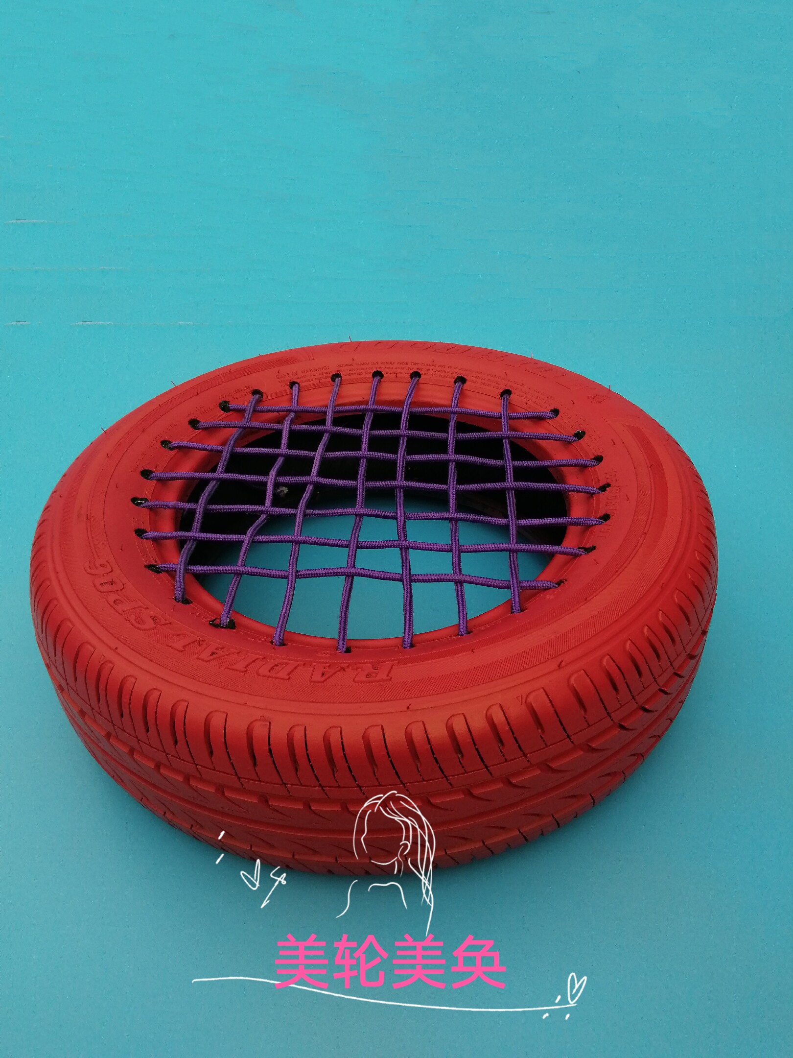 创意轮胎凳子旧轮胎改造废旧轮胎凳子彩绘轮胎旧轮胎彩绘轮胎凳子